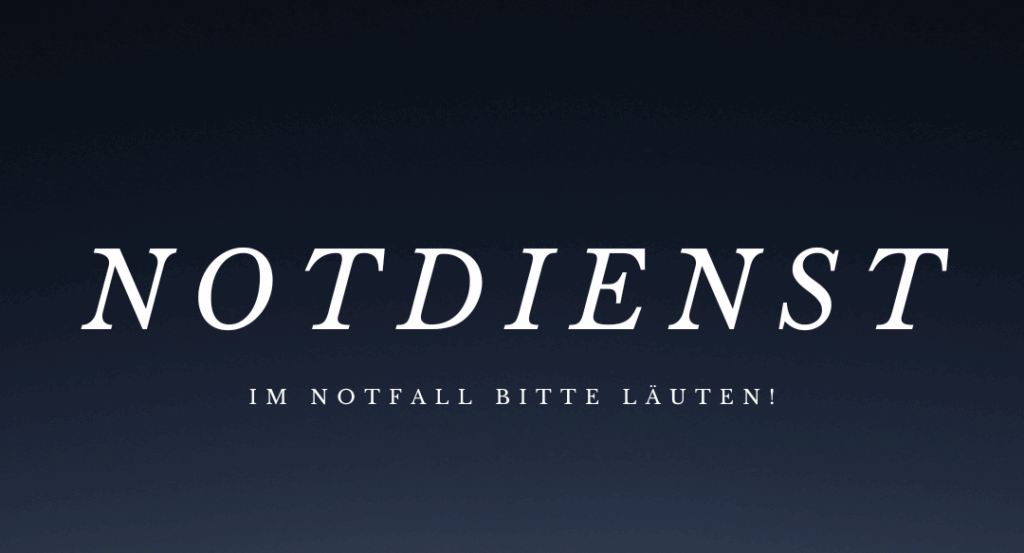 Notdienstbild