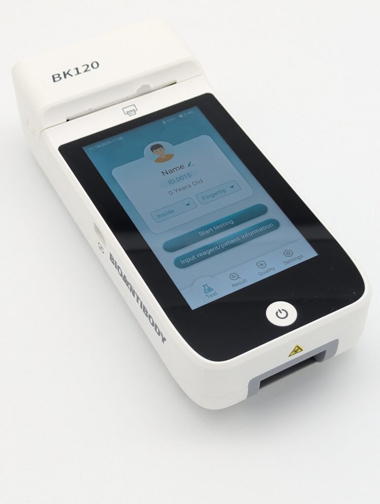 Darstellung eine POC Messgeräts